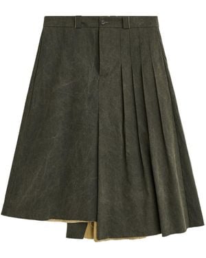 Our Legacy Origami Asymmetric A-Line Skirt - Green