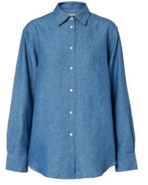 Rohe Long-Sleeved Shirt - Blue