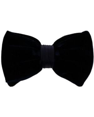 Giorgio Armani Adjustable Bow Tie - Black