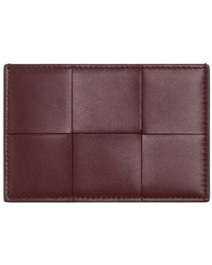 Bottega Veneta Cassette Credit Card Case - Purple