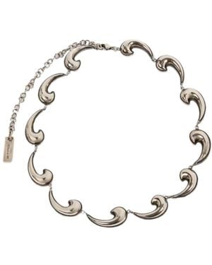 Etro Curved-Link Short Necklace - Metallic