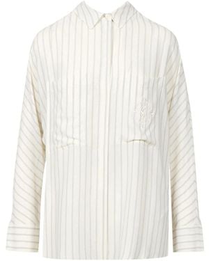 Semicouture Striped Shirt - White