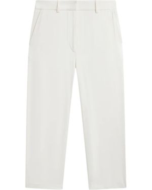 Frankie Shop Casual Trousers With Belt Loops - White