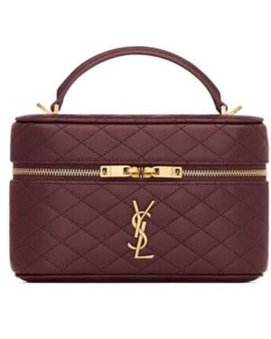 Saint Laurent Gaby Vanity Bag - Purple