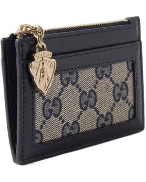 Gucci Luce Zipper Wallet - Blue