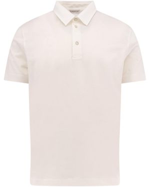 Moncler Cotton Polo Shirt - White