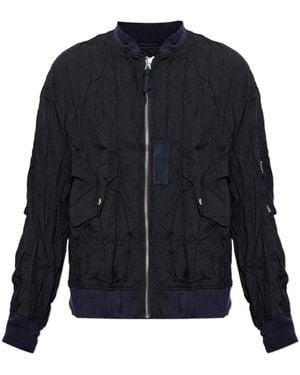 Comme des Garçons Long-Sleeve Casual Jacket - Blue