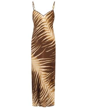 Just Cavalli Maxi Dresses - Metallic