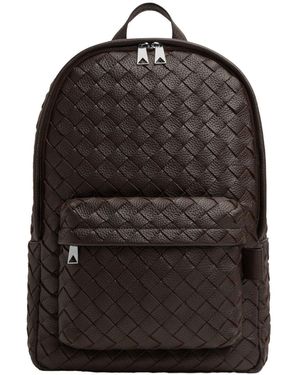Bottega Veneta Intrecciato Backpack - Black