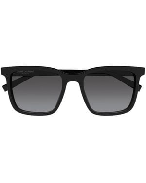 Saint Laurent Eyewear Square Frame Sunglasses - Multicolour
