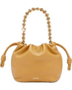 Loewe Flamenco Drawstring Mini Shoulder Bag - Metallic