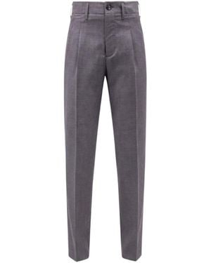 Ami Paris Ami Two-Pleats Pants - Gray