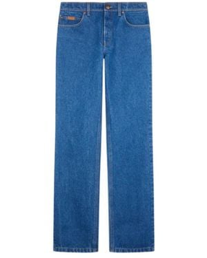 Tod's Back-Patch Jeans - Blue
