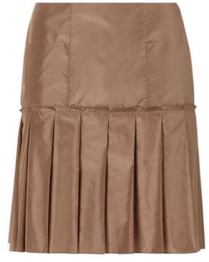 Fendi Taffeta Skirt - Brown