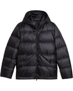 Woolrich Pertex Hooded Puffer Jacket - Black