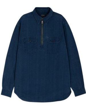 Polo Ralph Lauren Half Zipper Shirt - Blue