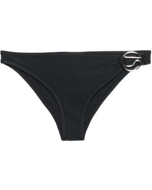 Coperni Logo-Appliqué Bikini Bottoms - Black