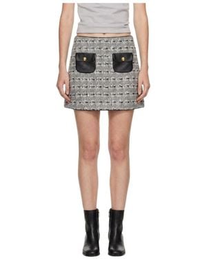 Marissa Chiara Pocket Skirt - Grey