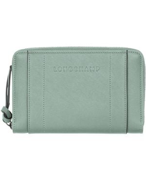 Longchamp Zipper Wallet - Green