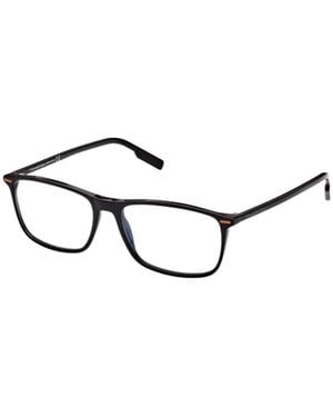 ZEGNA Rectangle Frame Glasses - White