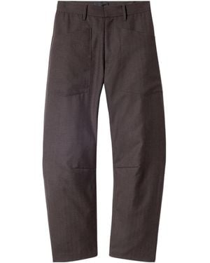 Nili Lotan Casual Trousers With Belt Loops - Grey