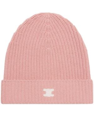 Celine Logo Hat Without Brim - Pink