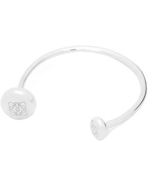 Loewe Anagram Pebble Cuff - White