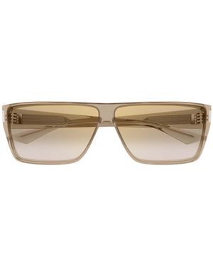Saint Laurent Eyewear Sl 757 Rectangular Sunglasses - Natural