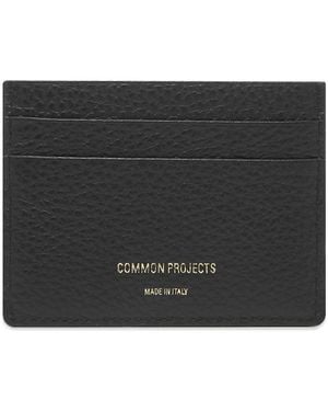 Common Projects Logo-Stamp Cardholder - Black