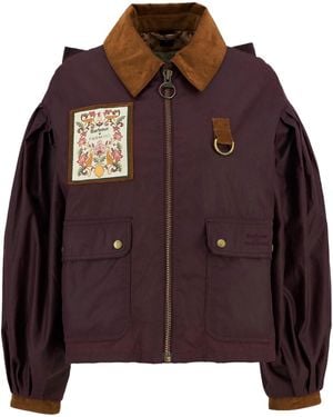 Barbour Farm Rio Thais Waxed Jacket - Brown