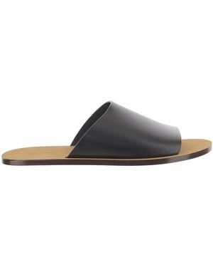 The Row Charlie Leather Sandals - Multicolor