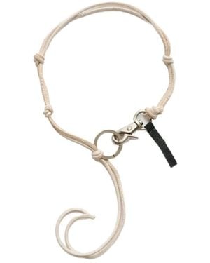 Our Legacy Knotted Cord Necklace - White