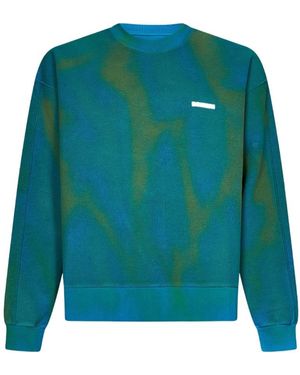 Bonsai Tie-Dye-Effect Sweatshirt - Green