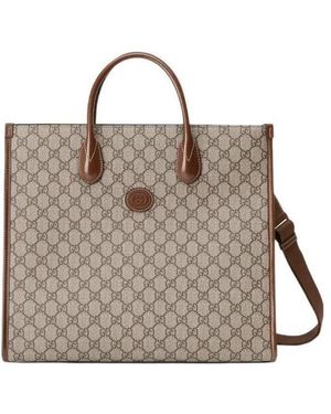 Gucci Gg Supreme-Print Small Tote Bag - Multicolour