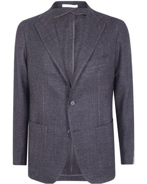 Tagliatore Montecarlo Single Breasted Jacket - Blue
