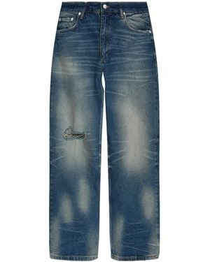 MISBHV Frayed-Knee Jeans - Blue