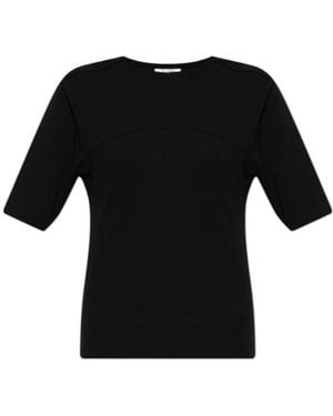 Jil Sander Cut-Out Back Top - Black