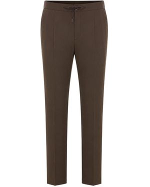 Herno Pleated Casual Pants - Brown
