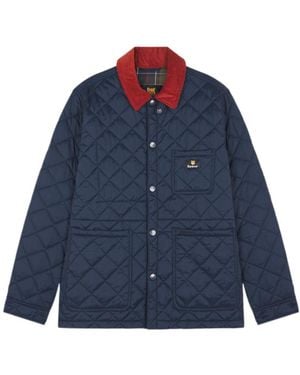 Maison Kitsuné Long-Sleeved Casual Jacket - Blue