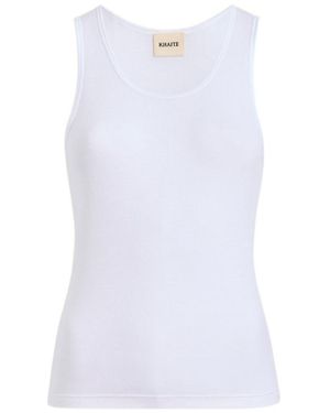 KHAITE Johnnie Top - White