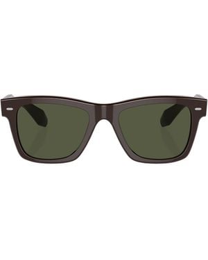 Oliver Peoples N. 04 Sun Square-Frame Sunglasses - Green