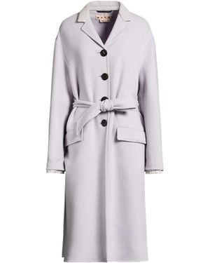 Marni Solid Color Coats - Gray