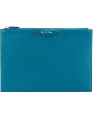 Givenchy Large Goatskin Handbag - Blue