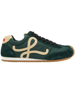 Loewe Paneled Nylon Sneakers - Green