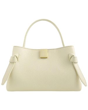 Yuzefi Shoulder Bag With Handle - Natural