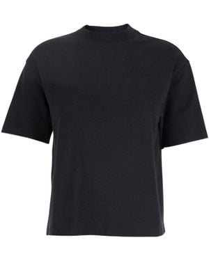 Theory Short-Sleeved Crewneck T-Shirt - Black