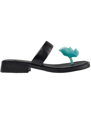 Camper Dana Leather Sandals - Green