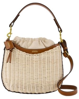 Isabel Marant Drawstring Shoulder Bag - Natural