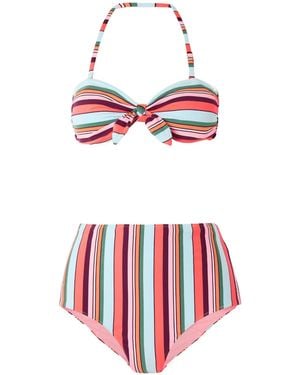 lemlem Striped Bikini - Red