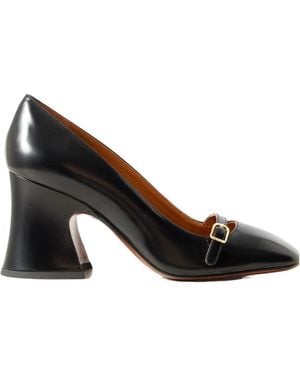 Chloé Square-Toe High Heels - Black